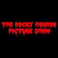 The Rocky Horror Picture Show red logo on a black background